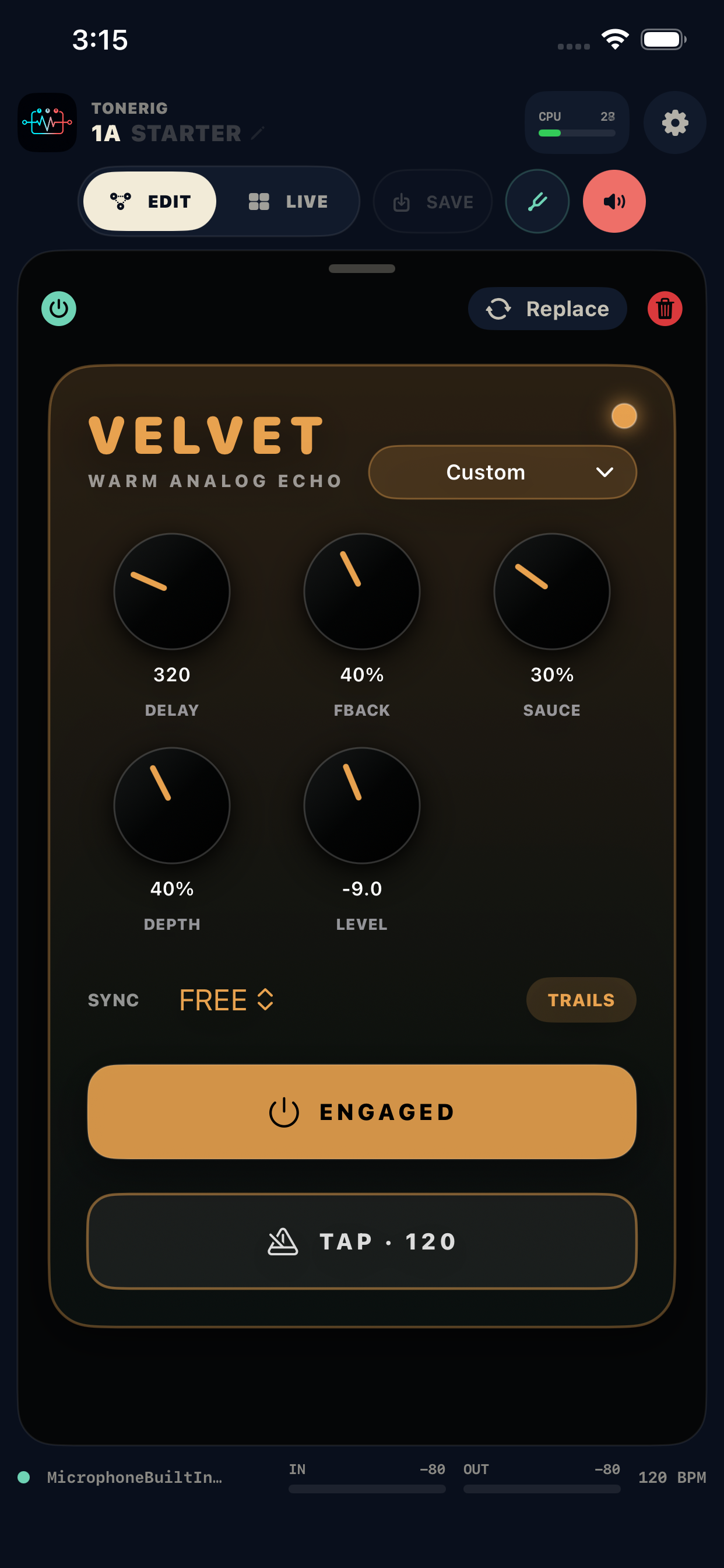 Analog Echo