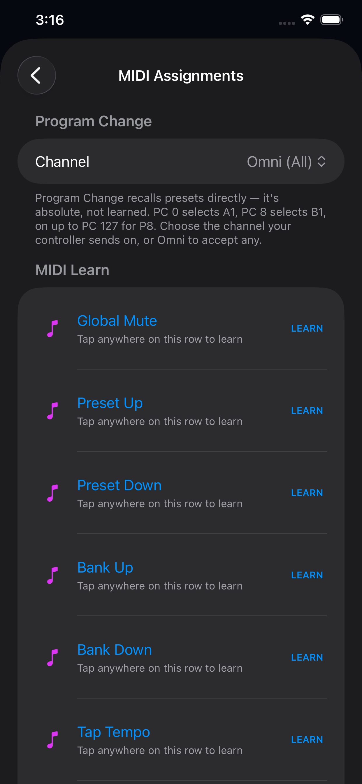 MIDI Control